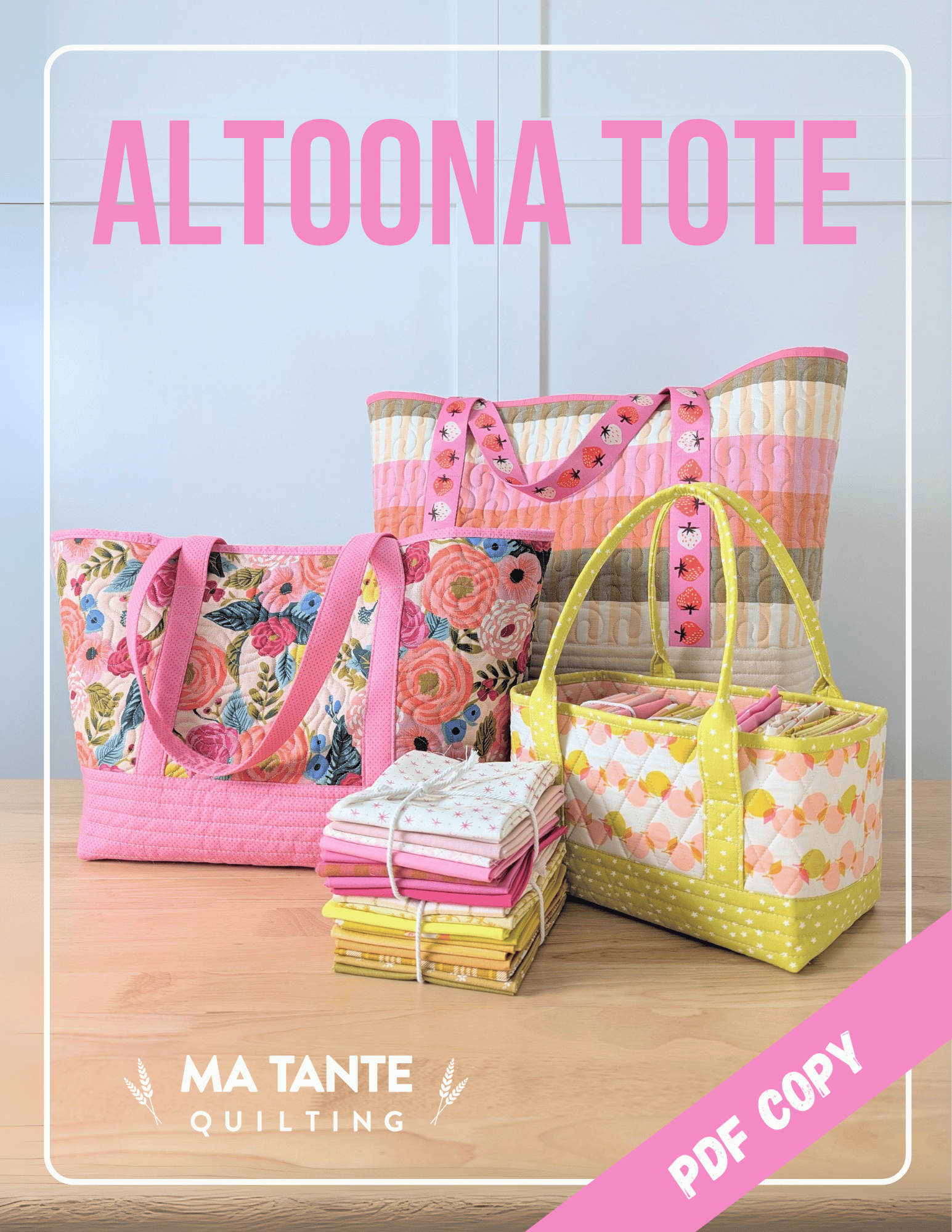 Altoona Tote (PDF Pattern) – Ma Tante Quilting