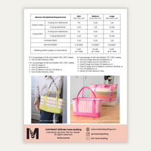 Load image into Gallery viewer, Altoona Tote (PDF Pattern)