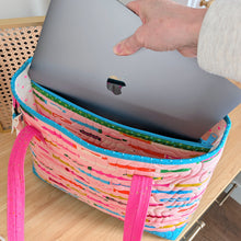 Load image into Gallery viewer, Divided Tablet Tote (Paper Pattern)