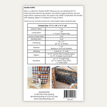 Load image into Gallery viewer, Doable Duffel (Paper Pattern)