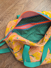 Load image into Gallery viewer, Doable Duffel - Rainbow Cat Yellow