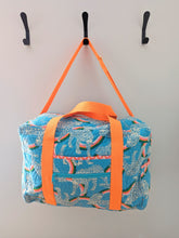 Load image into Gallery viewer, Doable Duffel - Rainbow Cat Blue