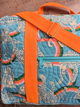Load image into Gallery viewer, Doable Duffel - Rainbow Cat Blue