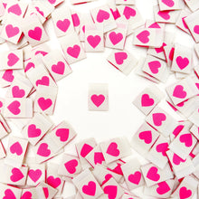 Load image into Gallery viewer, Sarah Hearts - Pink Heart - Premium Woven Labels