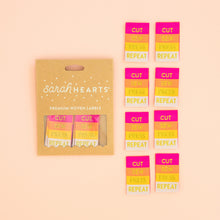 Load image into Gallery viewer, Sarah Hearts - Cut Sew Press Repeat Labels