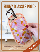 Load image into Gallery viewer, Sunny Glasses Pouch (PDF Pattern)