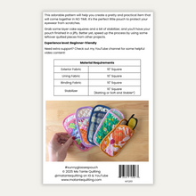 Load image into Gallery viewer, Sunny Glasses Pouch Pattern - Package of 5