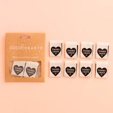 Load image into Gallery viewer, Sarah Hearts - Thanks I Made It Heart - Premium Woven Labels