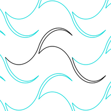 Load image into Gallery viewer, Waves Self-print