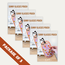 Load image into Gallery viewer, Sunny Glasses Pouch Pattern - Package of 5