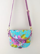 Load image into Gallery viewer, Auntie Grace Bag - Moon Garden Teal