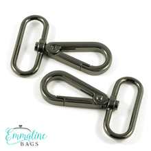 Load image into Gallery viewer, Swivel Snap Hooks: Flat Hook Profile (2 PACK) 1½"