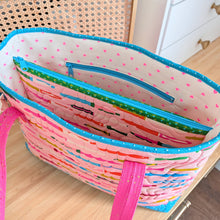 Load image into Gallery viewer, Divided Tablet Tote (Paper Pattern)
