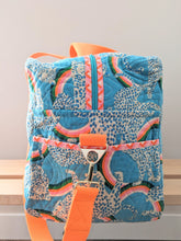 Load image into Gallery viewer, Rainbow Cat Blue Doable Duffel
