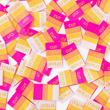 Load image into Gallery viewer, Sarah Hearts - Cut Sew Press Repeat Labels
