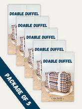Load image into Gallery viewer, Doable Duffel Pattern - Package of 5
