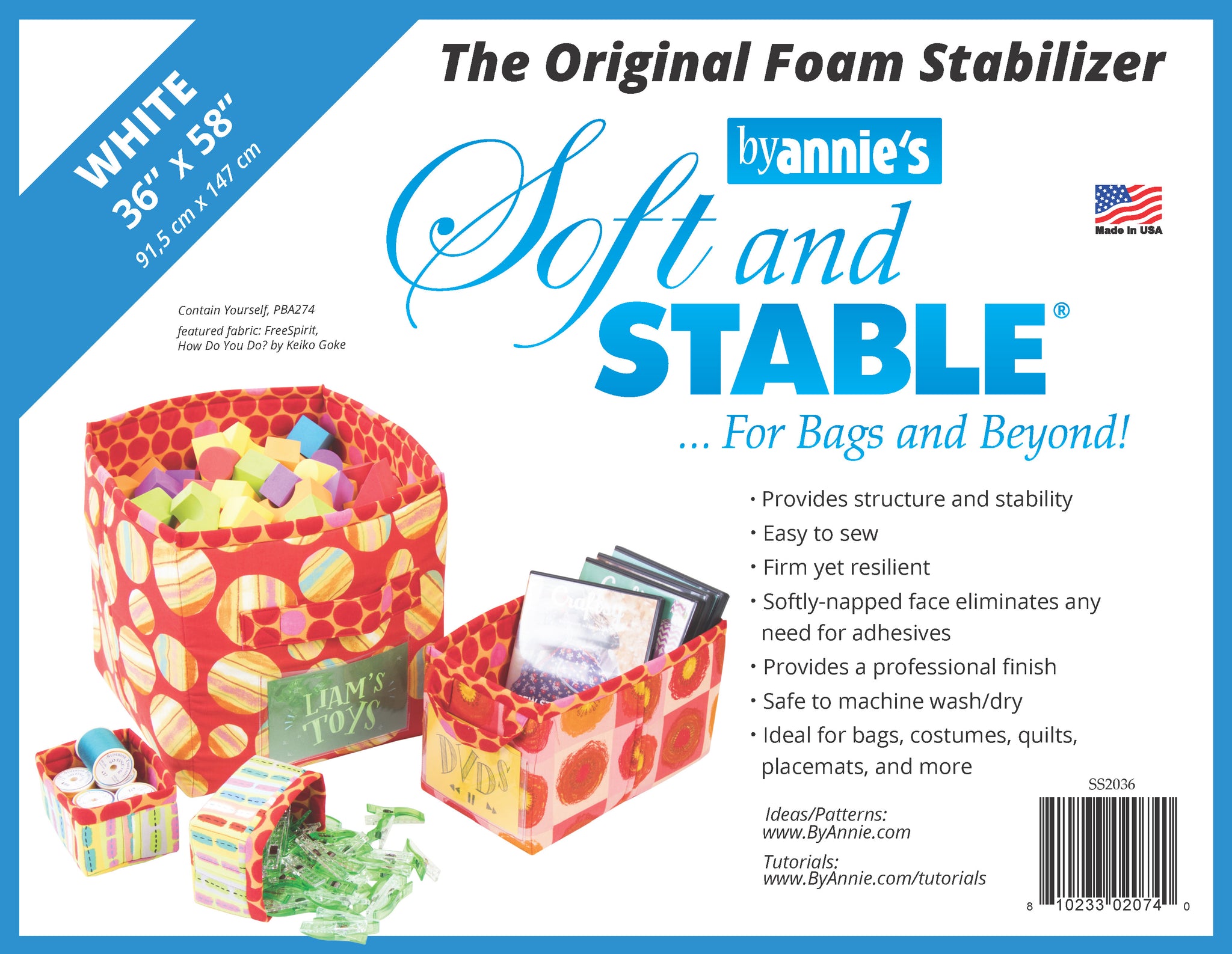 ByAnnie's Soft and Stable® 36 x 58 – Ma Tante Quilting