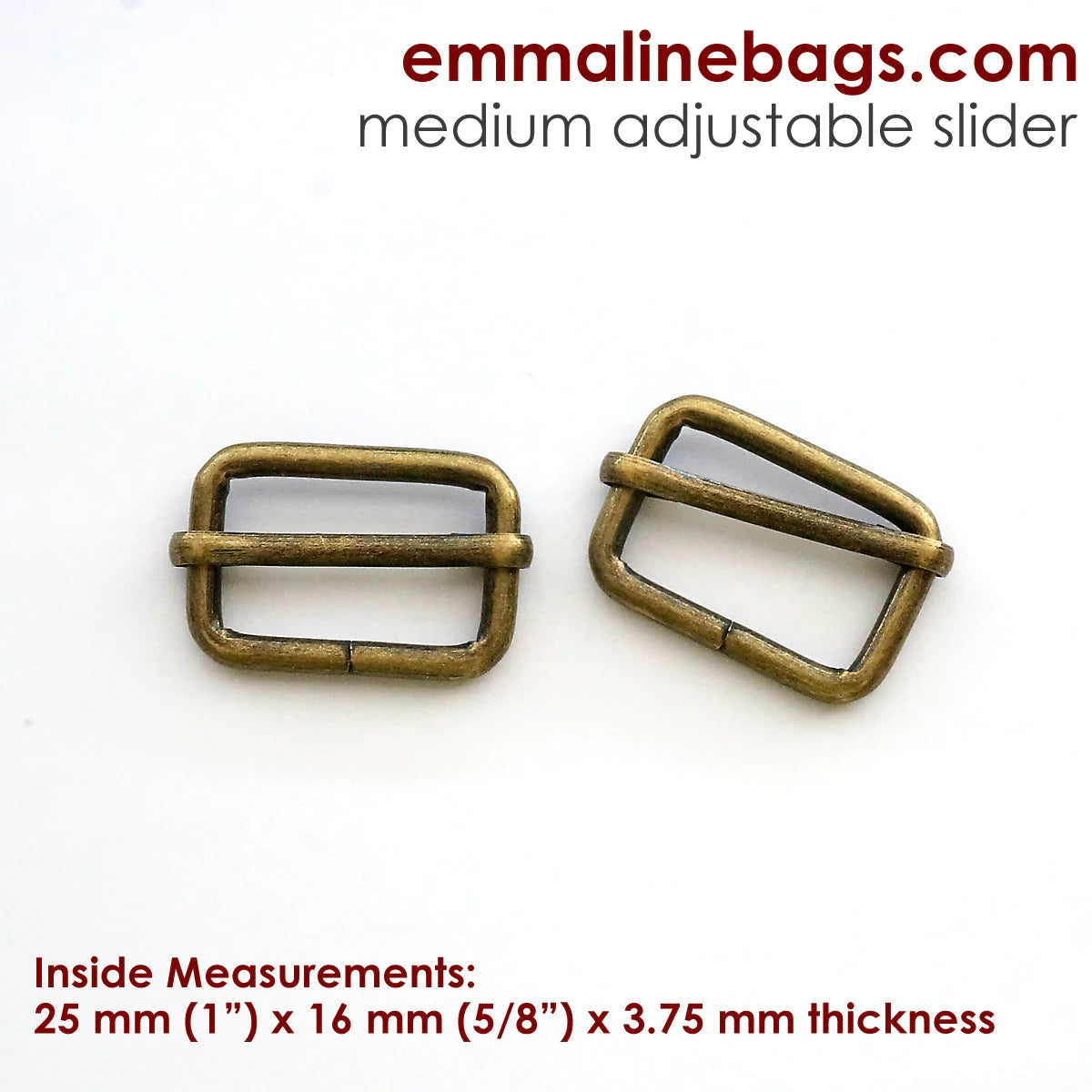 Adjustable Sliders (2 PACK) 1"